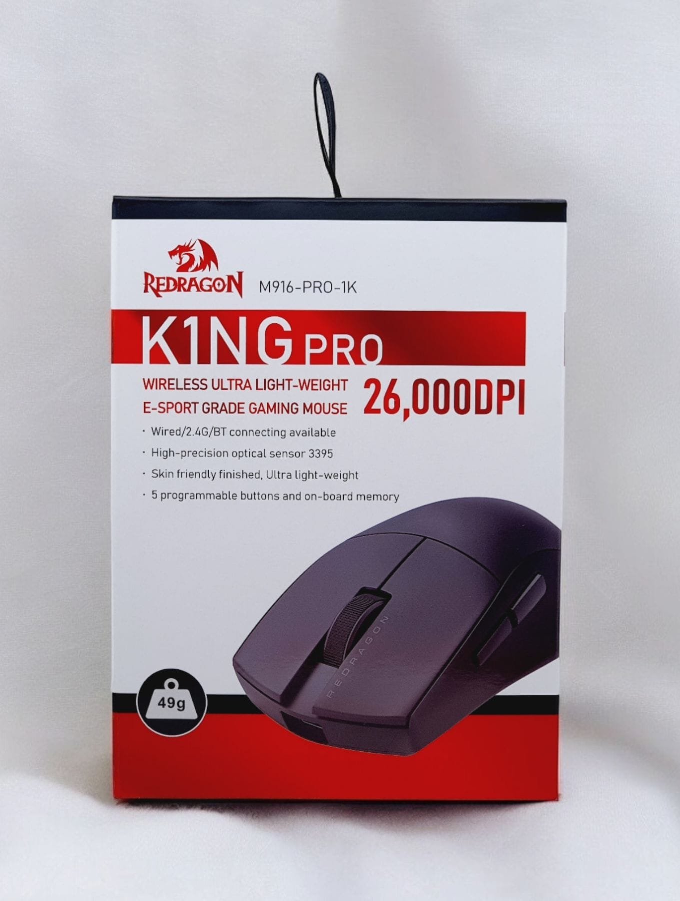 REDRAGON K1NG PRO WIRED/WIRELESS MOUSE BLACK M916-PRO thumbnail 5