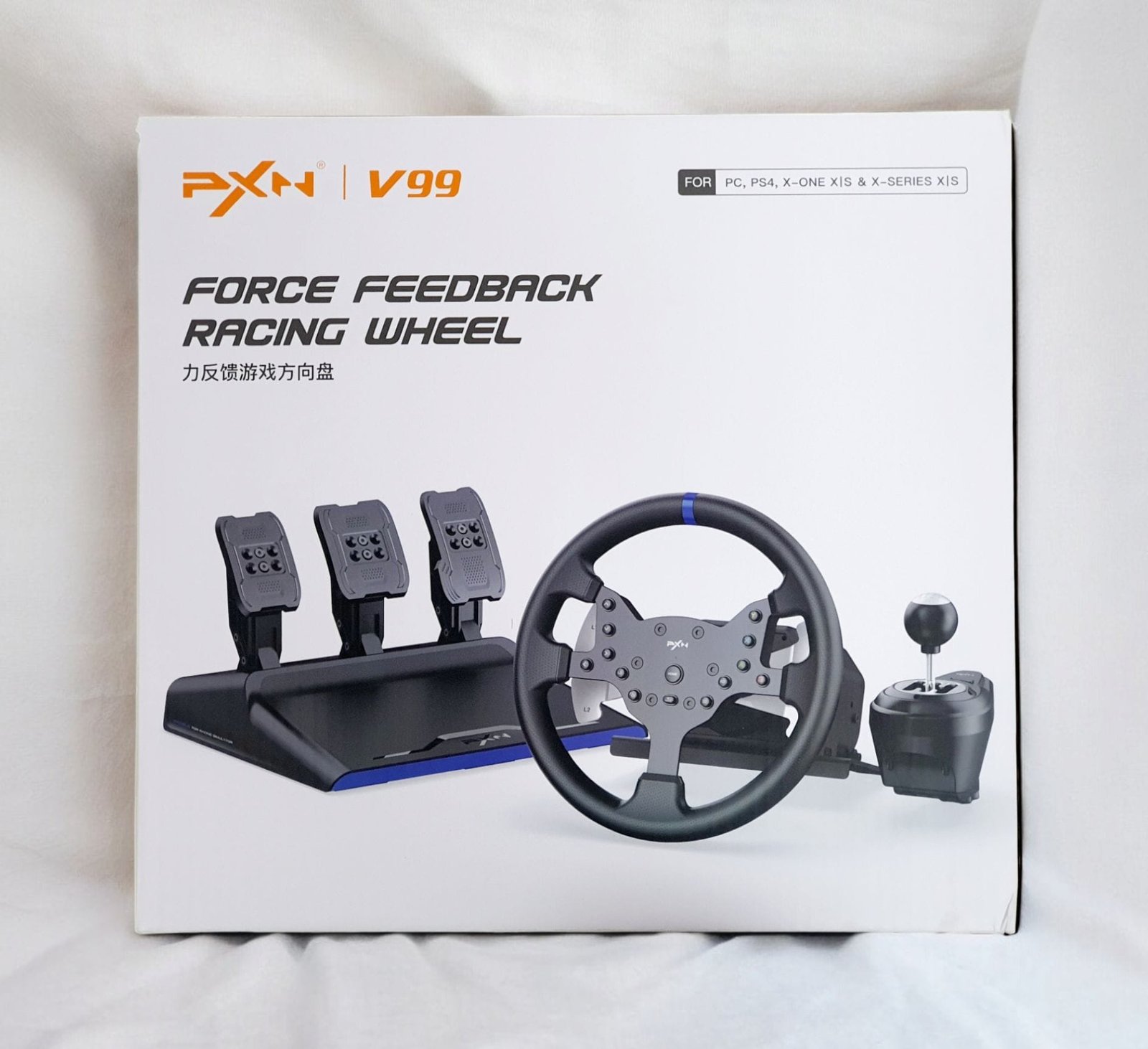PXN-V99 Racing Wheel for PC/Xbox One/Xbox Series/PS4 thumbnail 3