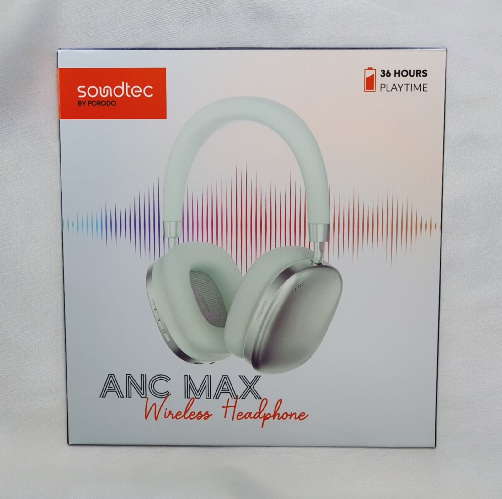 Porodo Soundtec ANC Max Wireless Headphone Green PD-STWLEP023-GN thumbnail 3