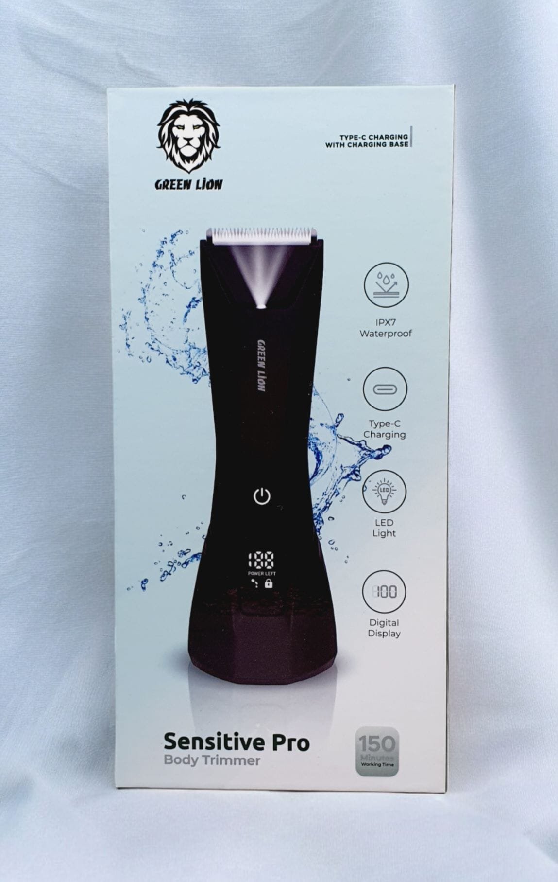 Green Lion Sensitive Pro Body Trimmer Black GNSNRB21TMBK thumbnail 2