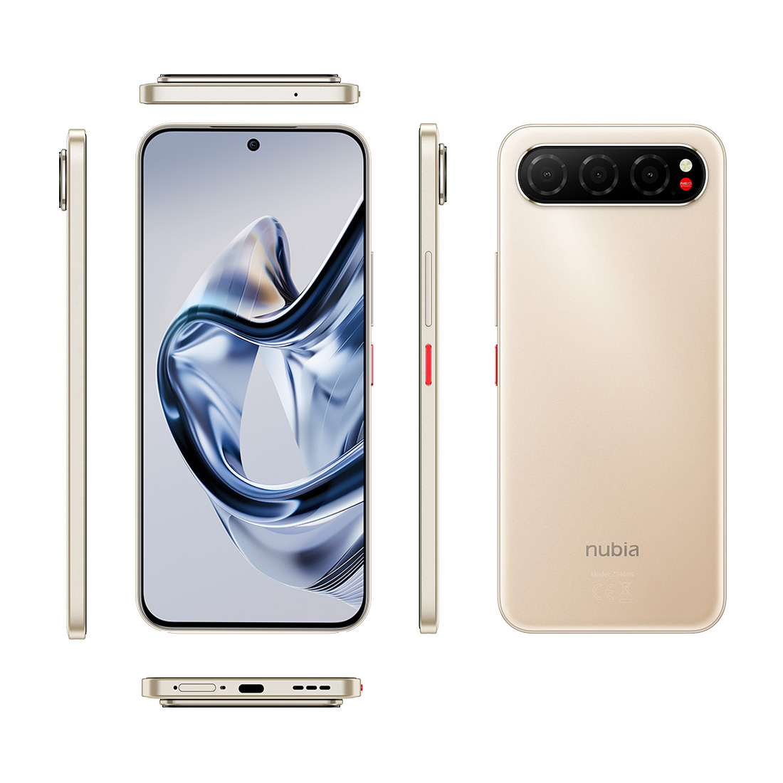 NUBIA AIR 5G 8GB-256GB TITANIUM DESERT Z2468N thumbnail 6