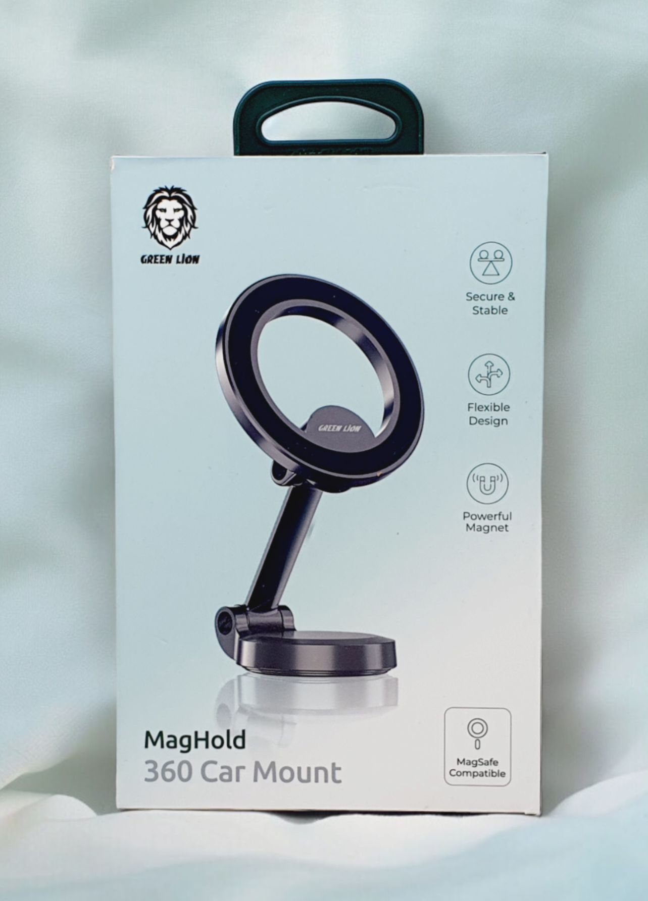 Green Lion MagHold 360 Car Mount Black GNMAGH360CMBK thumbnail 2