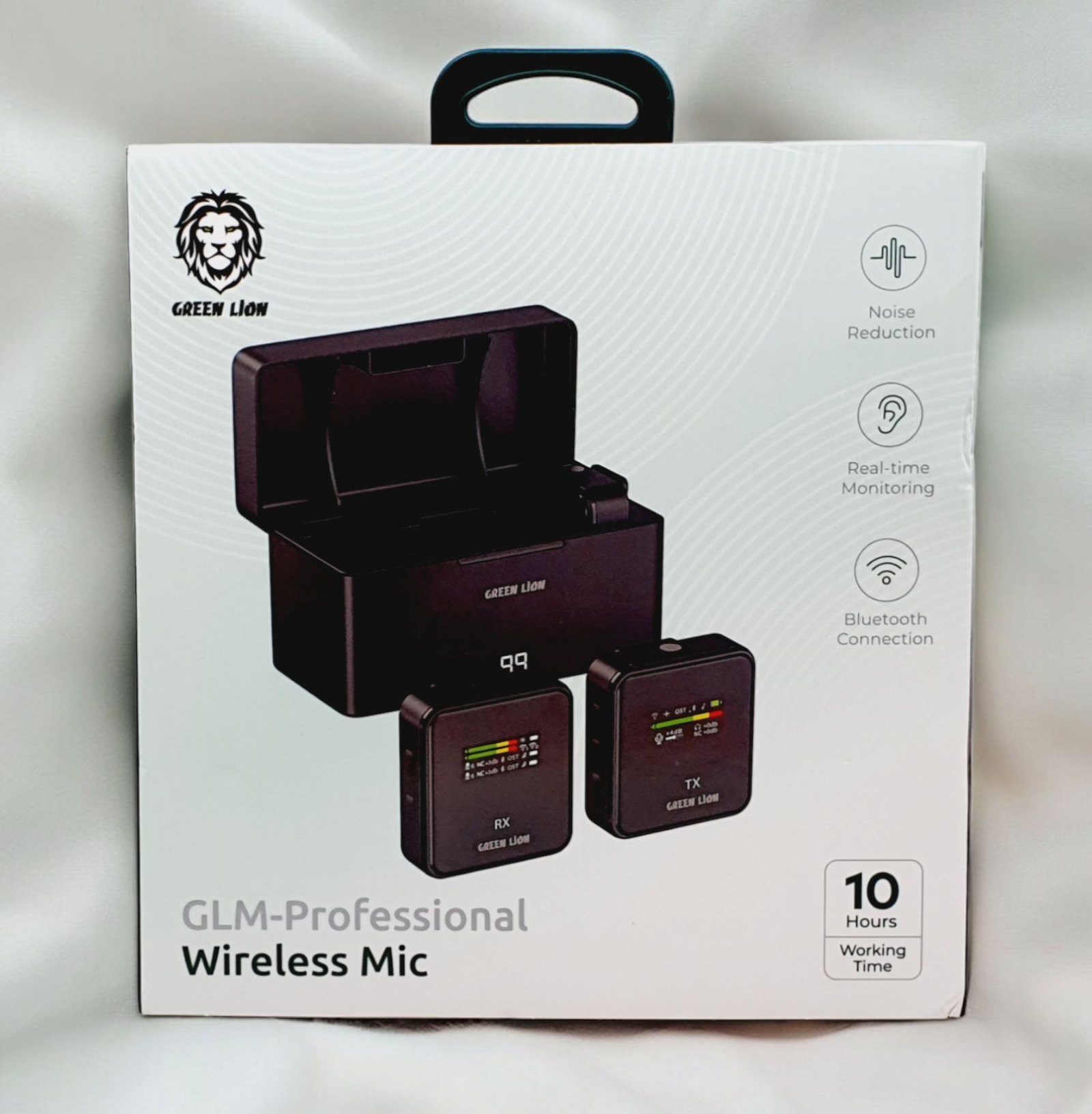 Green Lion GLM-Professional Wireless Microphone in Stylish Black - GNPGLMWMICBK thumbnail 2