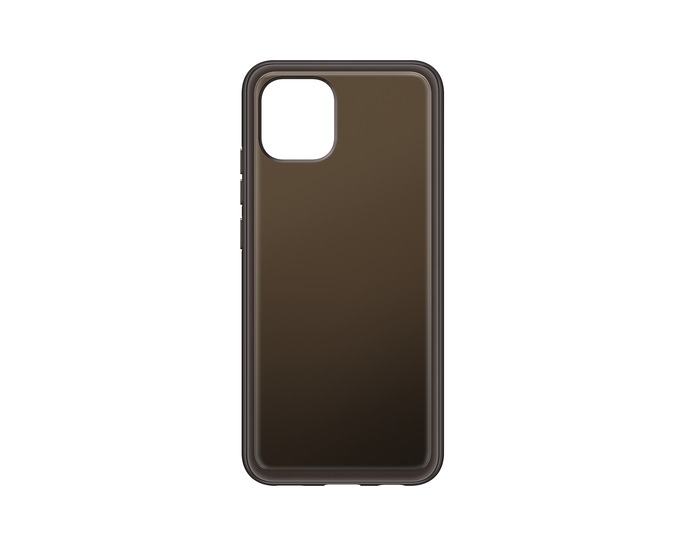 SAMSUNG GALAXY A03 SOFT CLEAR COVER BLACK EF-QA035TBEGWW thumbnail 3