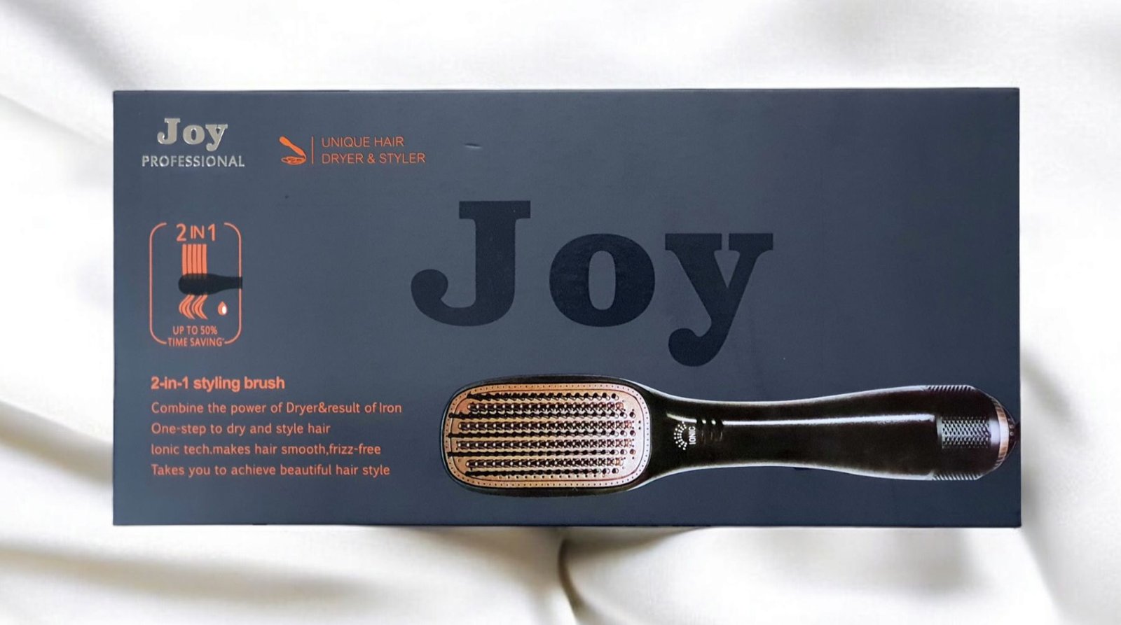 Joy Professional 2-in-1 Styling Brush - Versatile and Efficient Hair Styling Tool