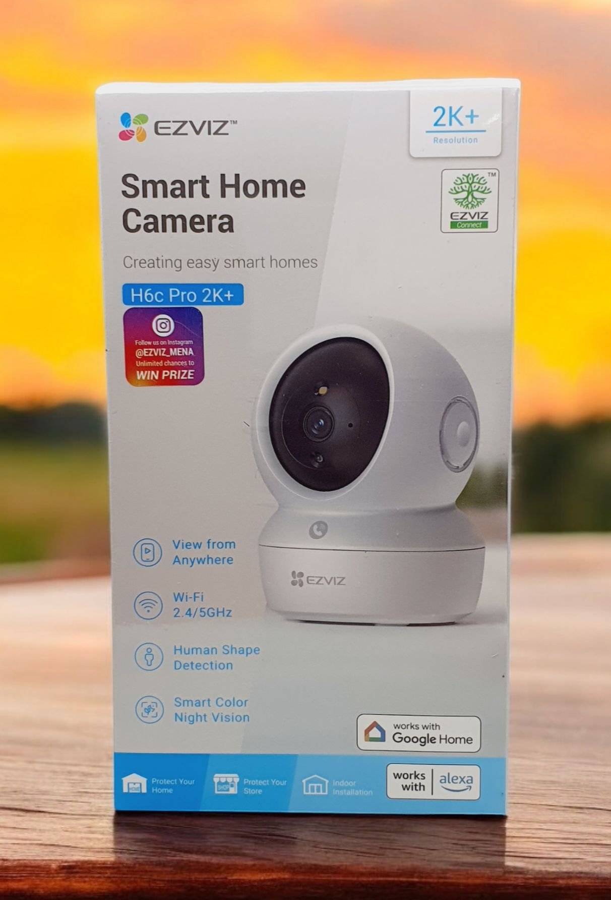 EZVIZ H6 Pro Smart Home Camera - 2K+ Resolution, AI Detection, Night Vision thumbnail 3