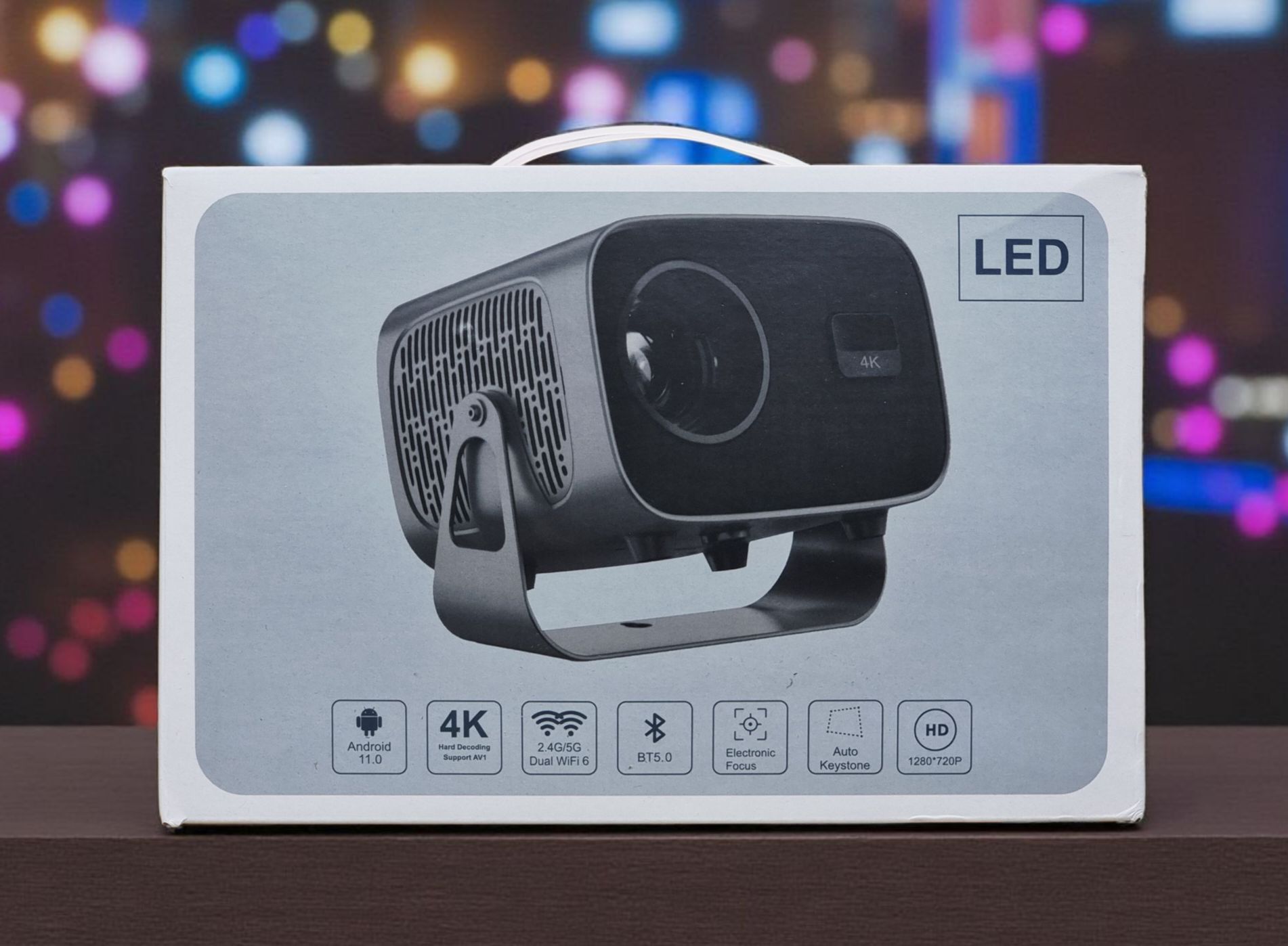 LED FULL HD 4K ANDROID 11 VIDEO PROJECTOR A10