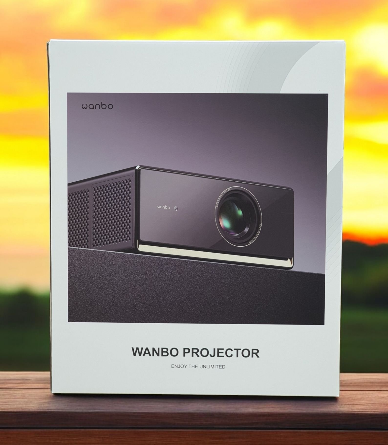 WANBO X5 PRO 1100 ANSI Smart Projector with Android 11 TV Dark Blue thumbnail 5