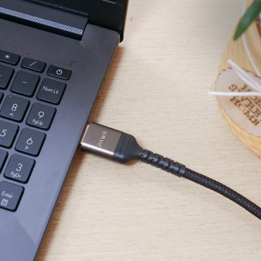PAWA EL CARO SERIES HDMI TO HDMI 8K PREMIUM BRAIDED CABLE 3M BLACK PW-ELHD8K3M-BK thumbnail 2