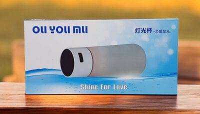 LED LIGHT GLOW LOVE TRANSPARENT BOTTLE