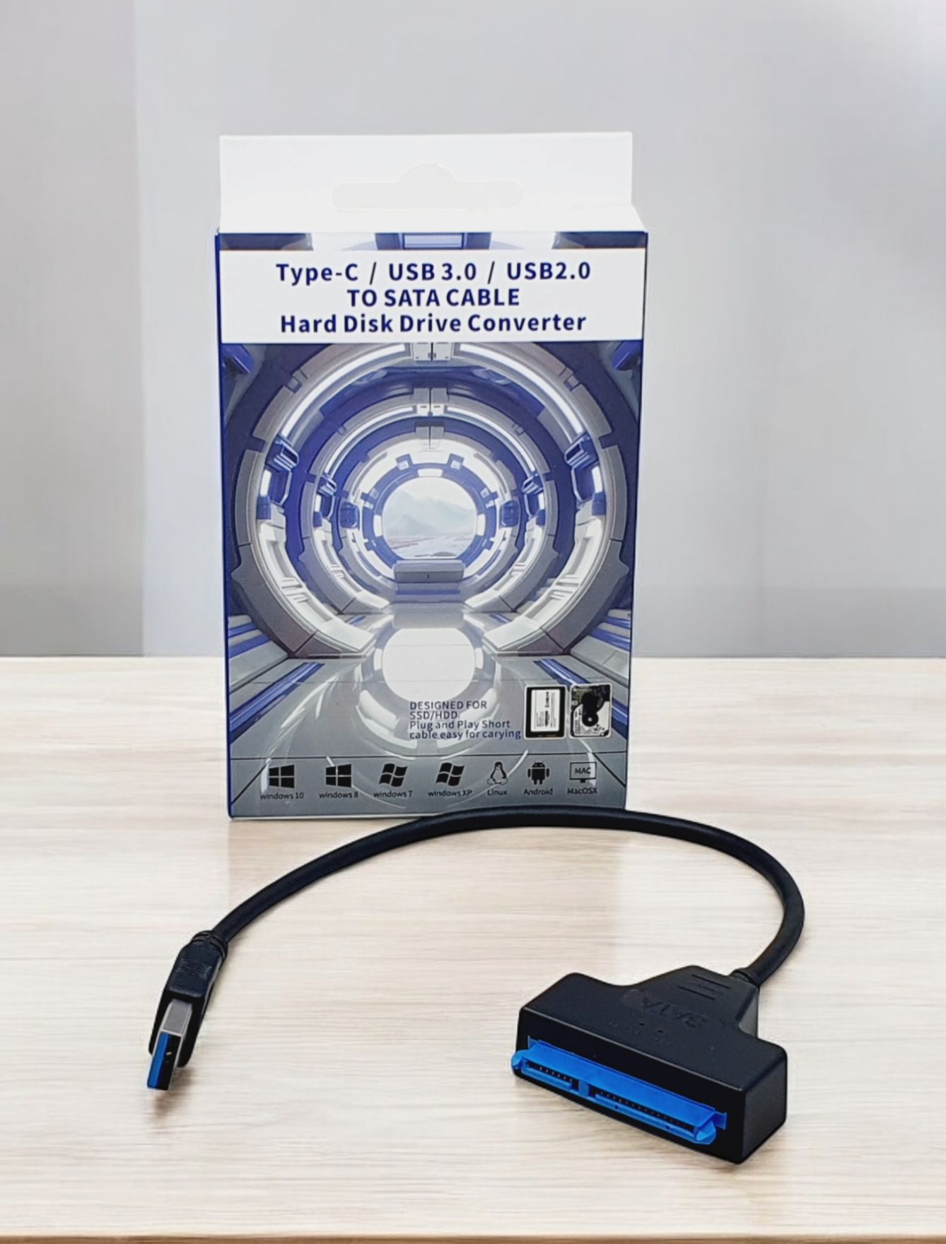 HARD DISK DRIVE CONVERTER USB-C TO SATA