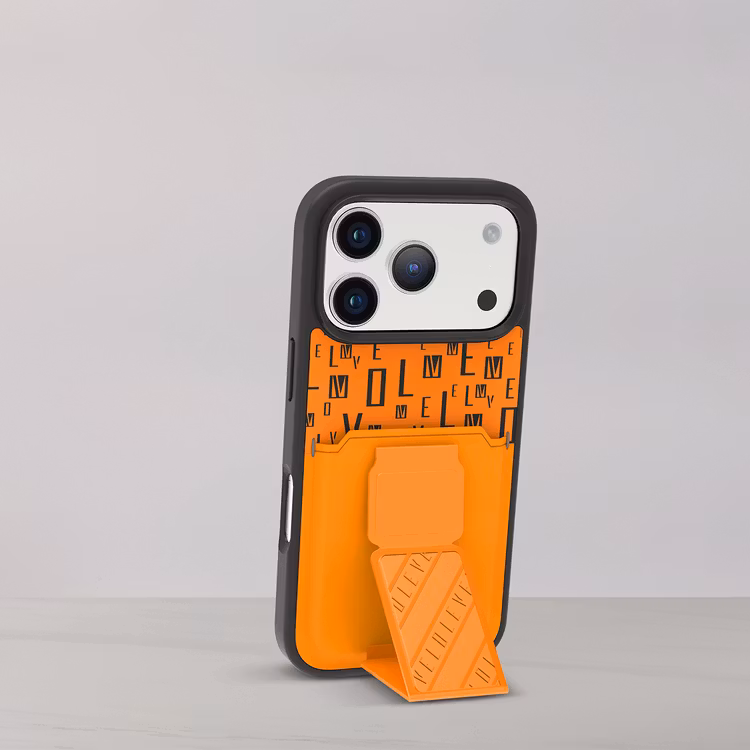 LEVELO MORPHIX IPHONE 17 PRO MAX GRIPSTAND CASE WITH CARD HOLDER SUNRISE ORANGE LVLMRPGCIP17PMSORG thumbnail 9