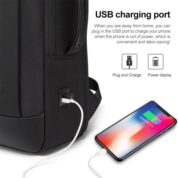 BANGE BACKPACK BLACK BG-S52 thumbnail 4