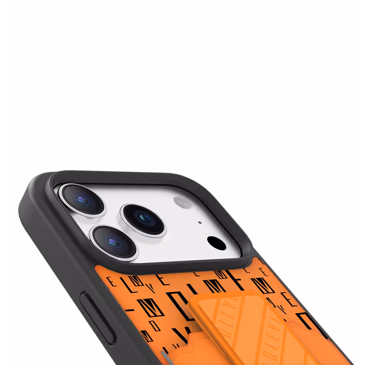 LEVELO MORPHIX IPHONE 17 PRO GRIPSTAND CASE WITH CARD HOLDER SUNRISE ORANGE LVLMRPGCIP17PSORG thumbnail 3
