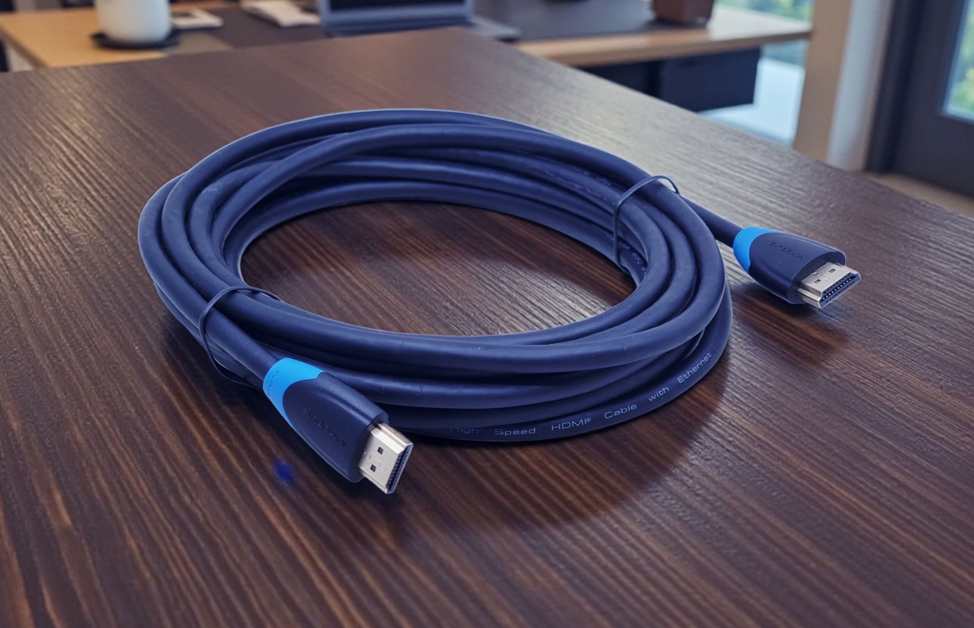 MINDPURE HDMI CABLE WITH BLACK ROUND WIRE 5M LX10014