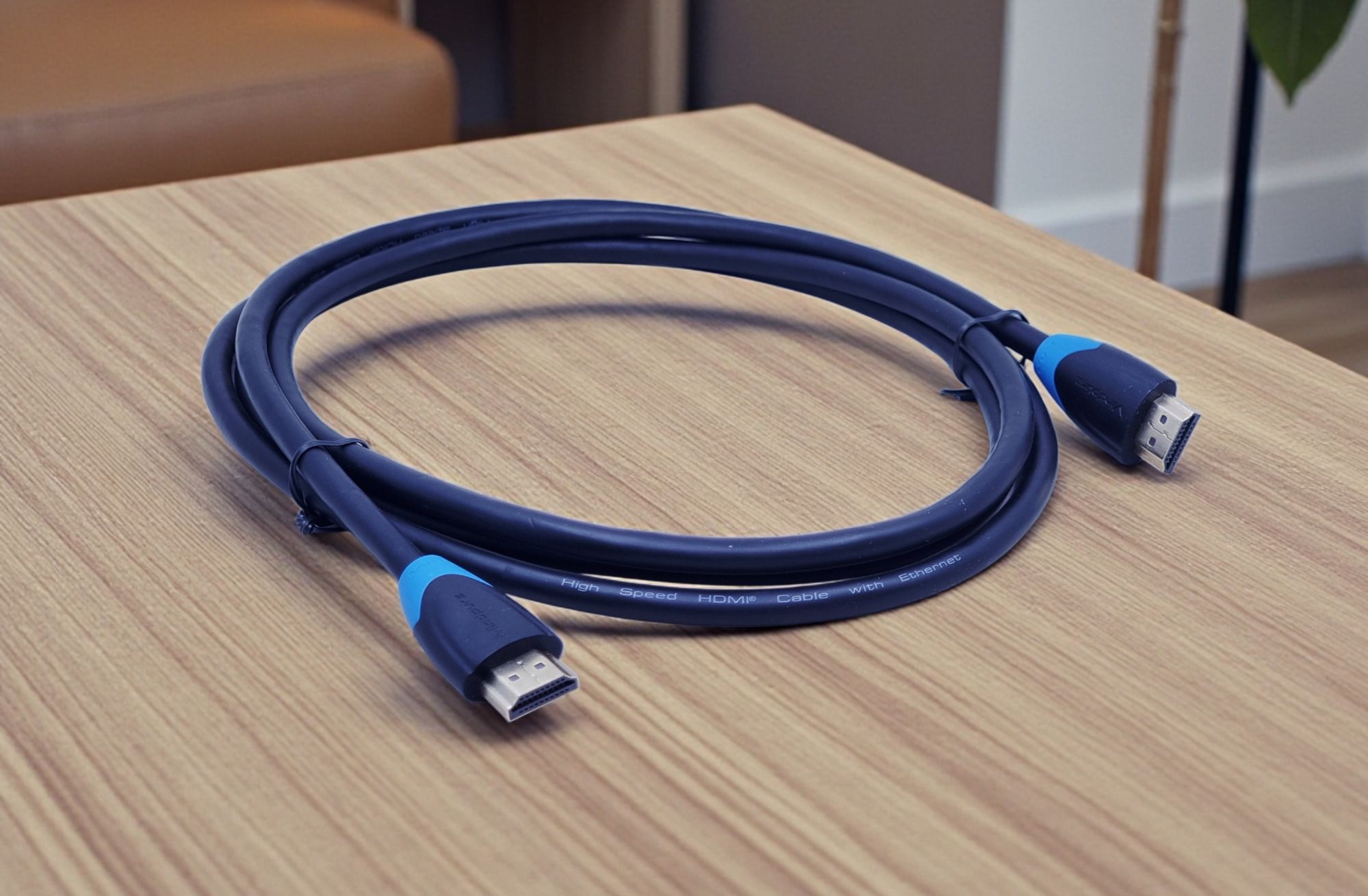 MINDPURE HDMI CABLE WITH BLACK & BLUE ROUND WIRE 2M LX10003