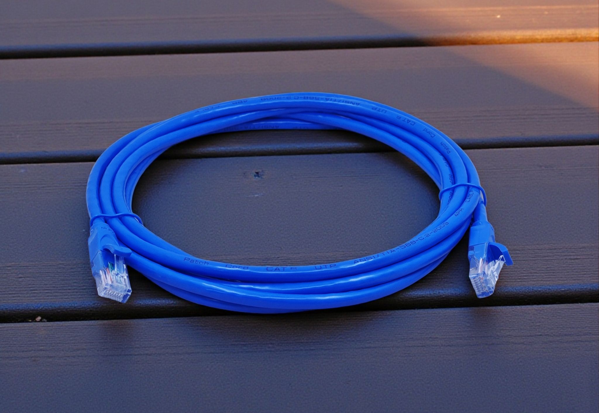 MINDPURE 8P8C CAT6 UTP BLUE COPPER LAN CABLE 5M LX10175