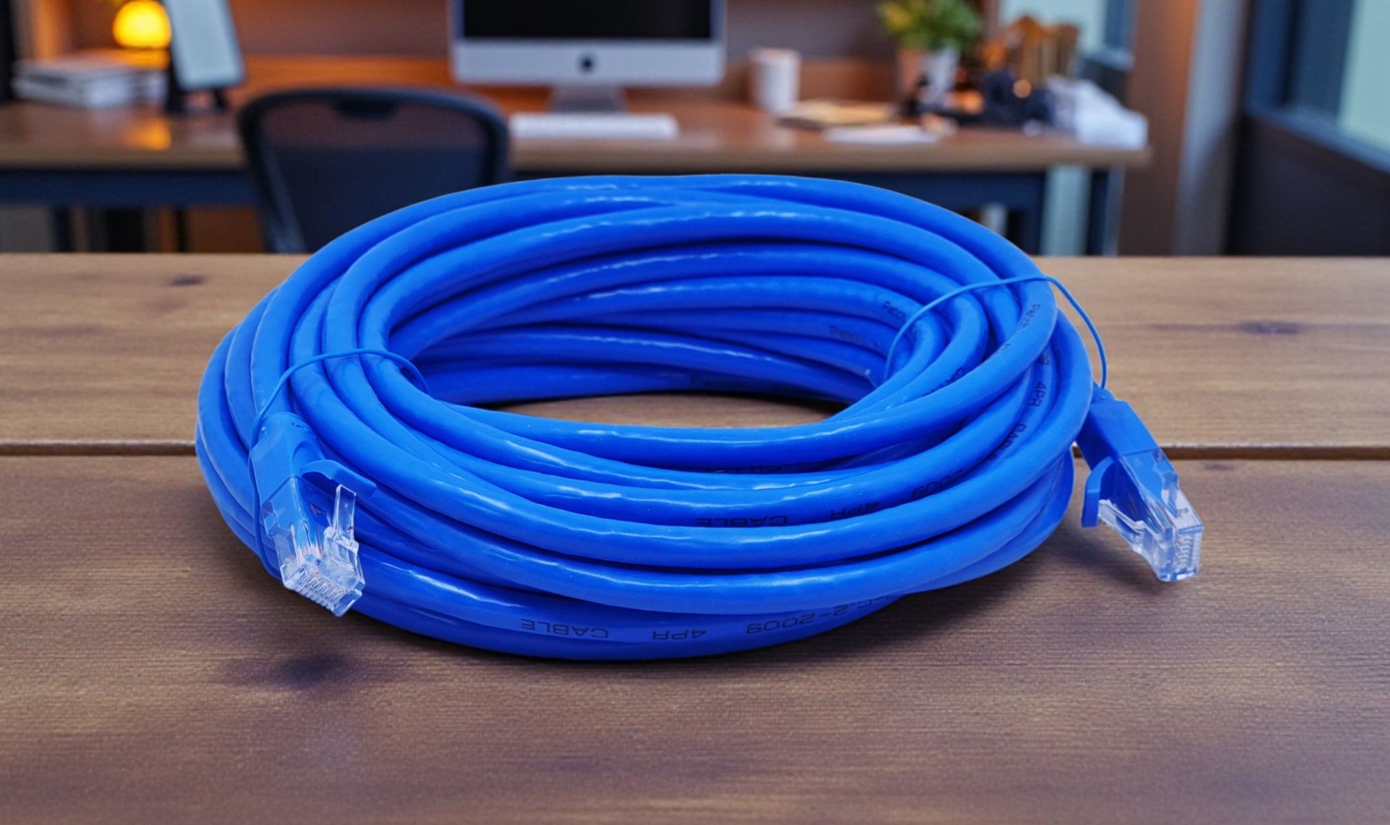 MINDPURE 8P8C CAT6 UTP BLUE COPPER LAN CABLE 20M LX10178