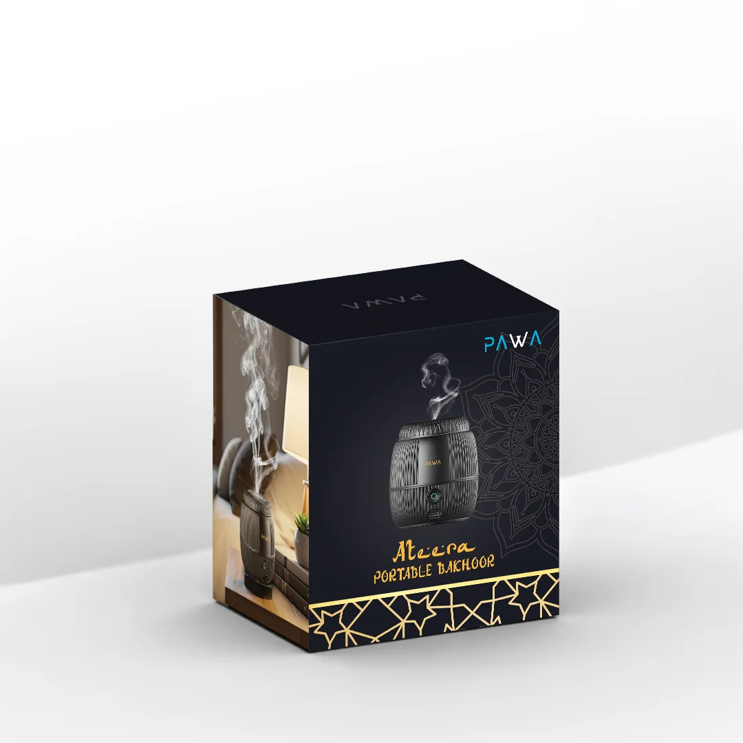 PAWA ATEERA PORTABLE BAKHOOR BLACK PW-BKPTDF10-BK thumbnail 5