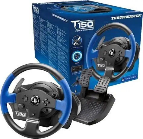 THRUSTMASTER T150 FORCE FEEDBACK STEERING WHEEL FORT PS3 & PS4-TM-WHL-T150RS