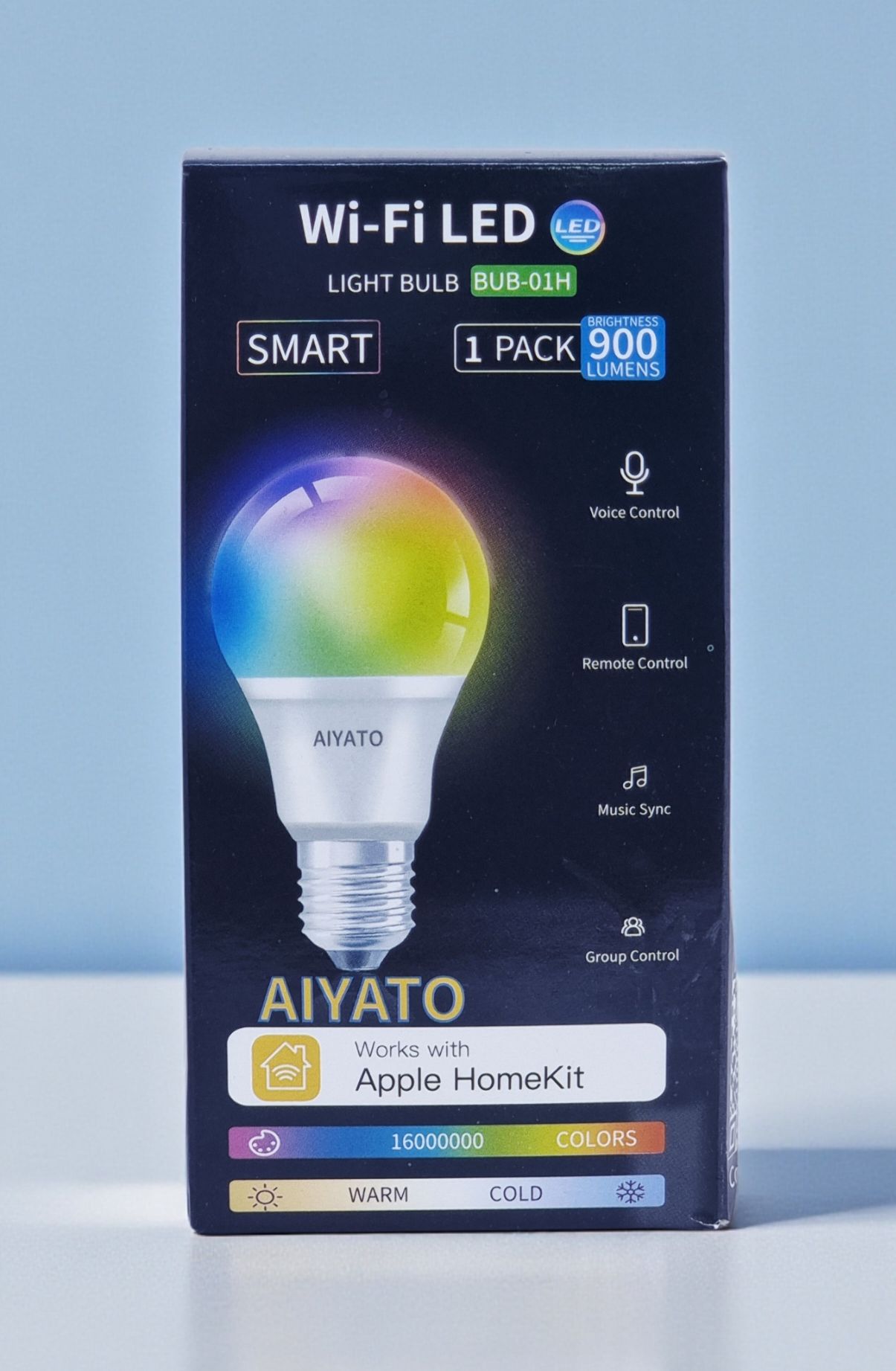 AIYATO SMART WI-FI LED LIGHT BULB BUB-01H