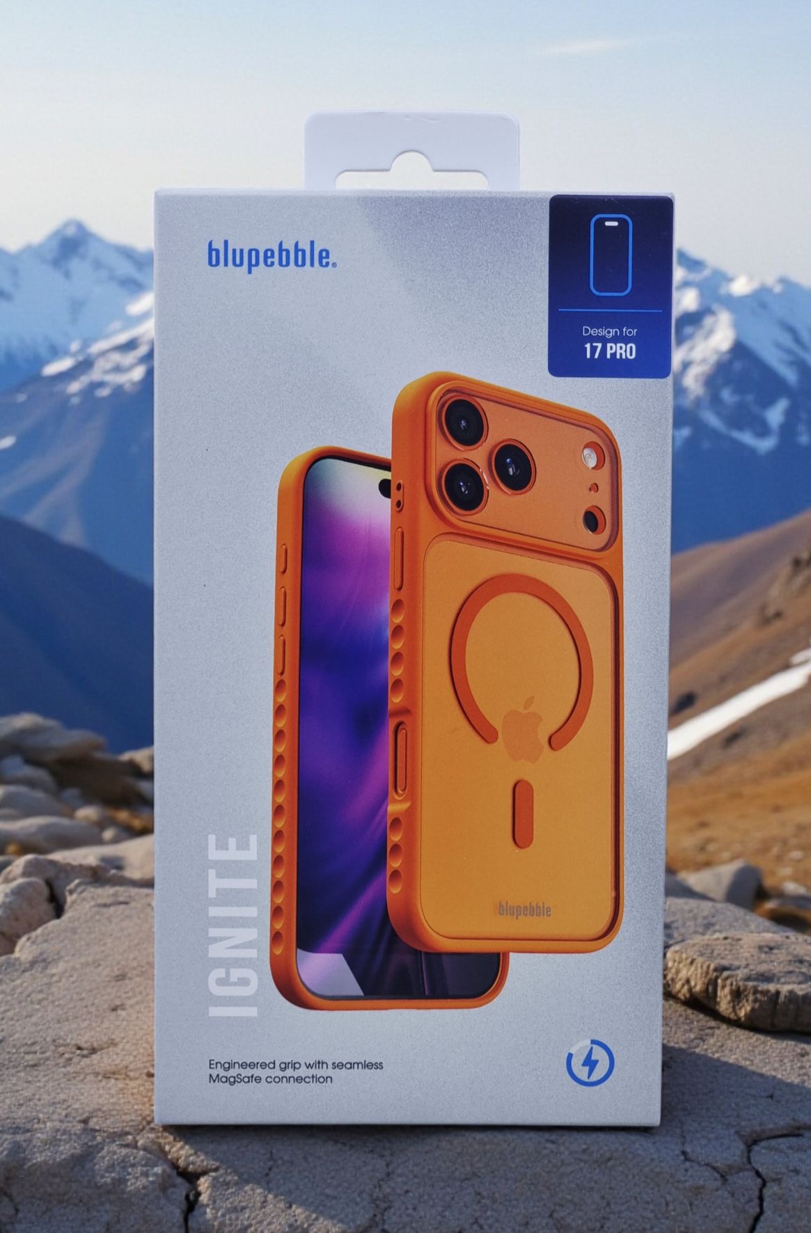 BLUPEBBLE IPHONE 17 PRO MAX IGNITE CASE WITH MAGSAFE ORANGE BP-IPIGNITE17MAX-OR