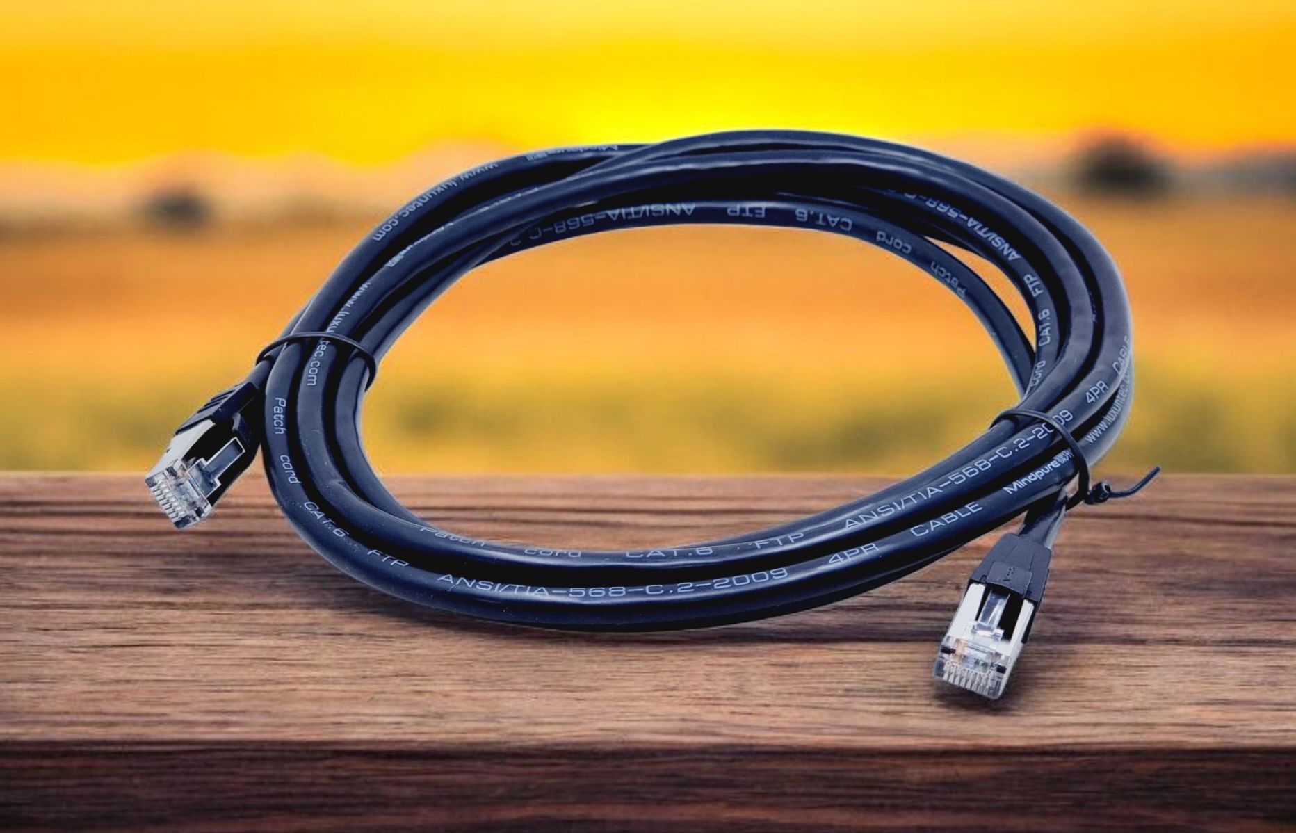 MINDPURE 8P8C CAT6 FTP ETHERNET CABLE BLACK COPPER 2M BLACK LX10297