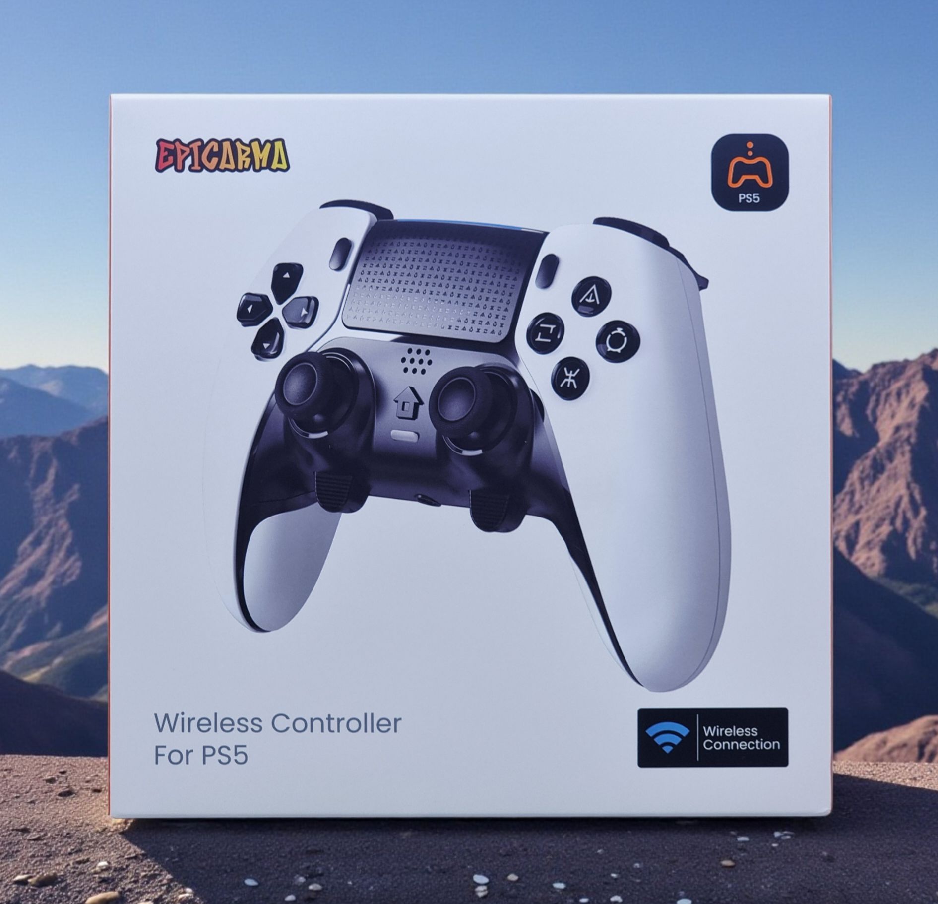 EPICARMA WIRELESS CONTROLLER FOR PS5 WHITE EA-P5T46-WH