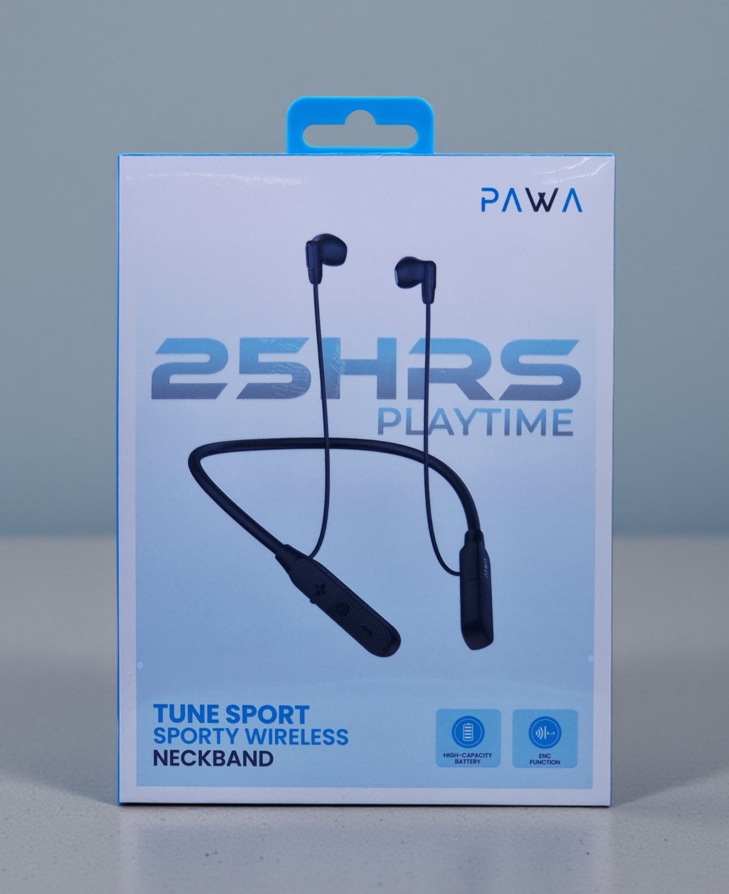 PAWA TUNE SPORT SPORTY WIRELESS NECKBAND BLACK WBTNK150-BK