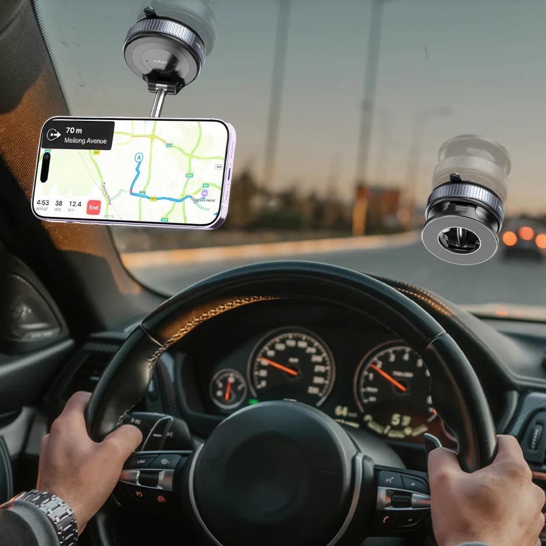 PAWA VACUUM SUCTION 360 ROTATION PHONE HOLDER PW-CH2T52M2 thumbnail 2
