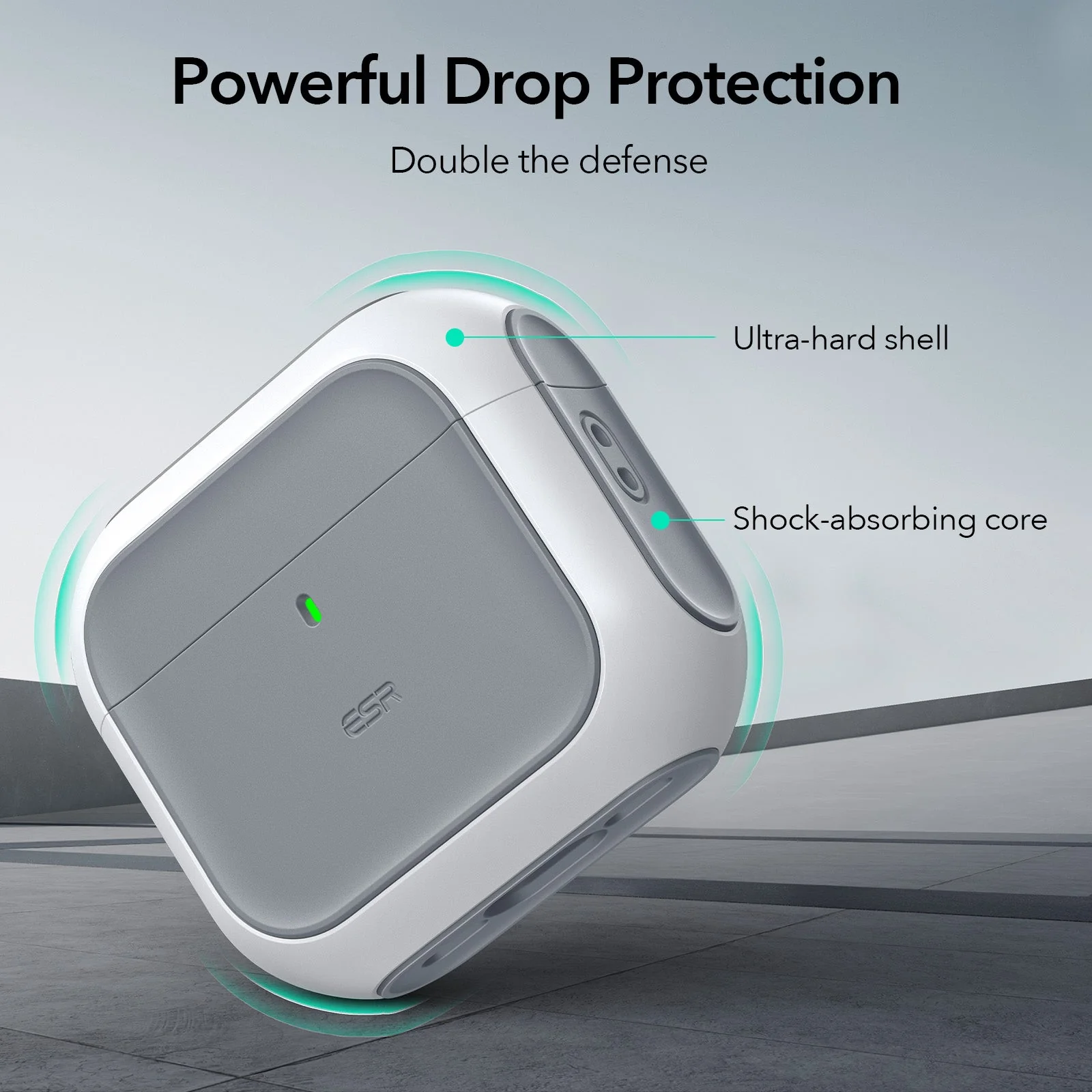ESR ORBIT HYBRID CASE (HALO LOCK) COMPATIBLE WITH AIRPODS 4 BLUE 1CO110401 thumbnail 5