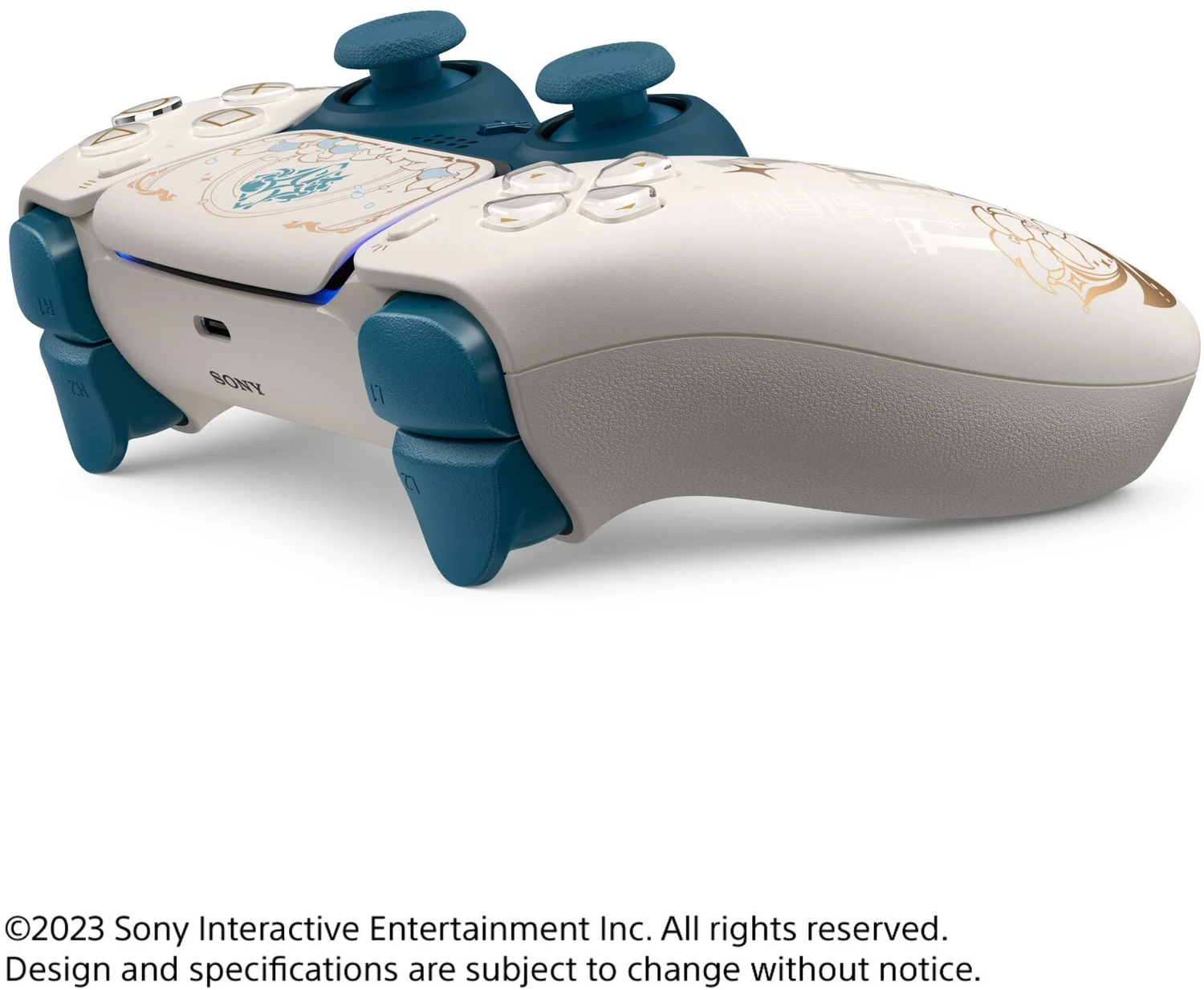 SONY PS5 DUALSENSE WIRELESS CONTROLLER LIMITED EDITION GENSHIN IMPACT PRINTED MATERIALS thumbnail 2