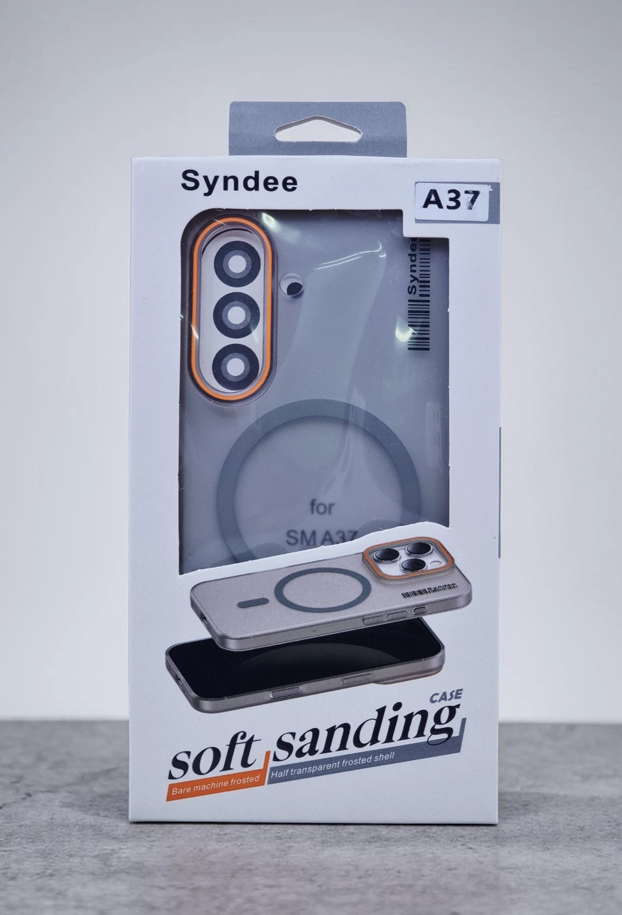 SYNDEE SAMSUNG A37 SOFT SANDING MAGSAFE CASE WHITE