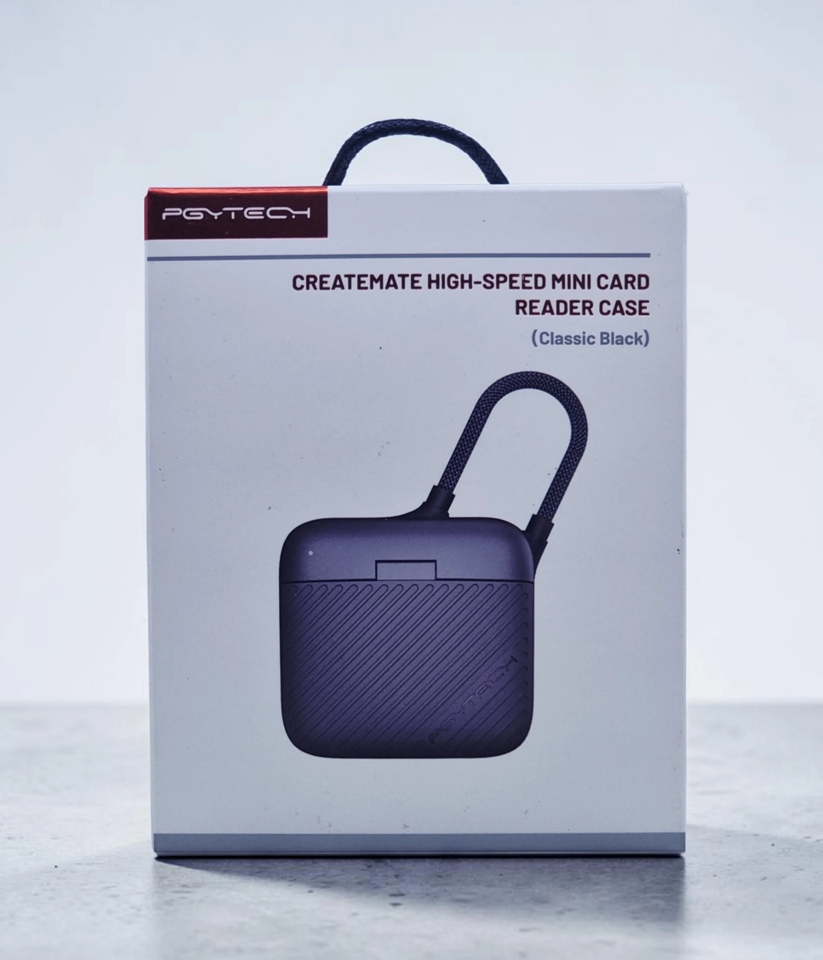 PGYTECH CREATEMATE HIGH-SPEED MINI CARD READER WITH STORAGE CASE BLACK P-GM-393