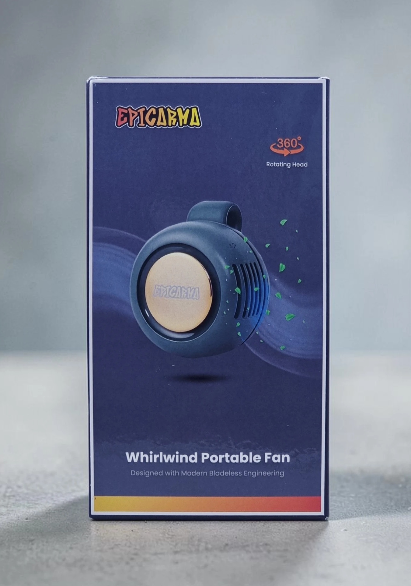 EPICARMA WHIRLWIND PORTABLE FAN GREEN EA-WW001-GR