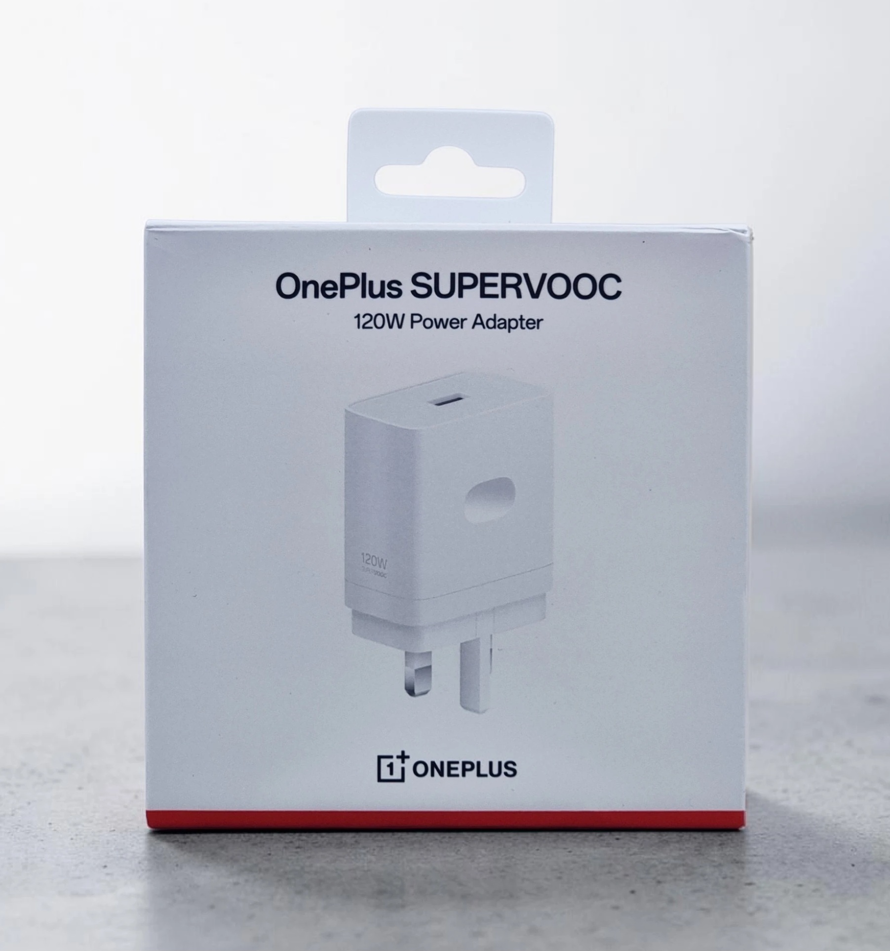 ONE PLUS SUPERVOOC 120W POWER ADAPTER WHITE