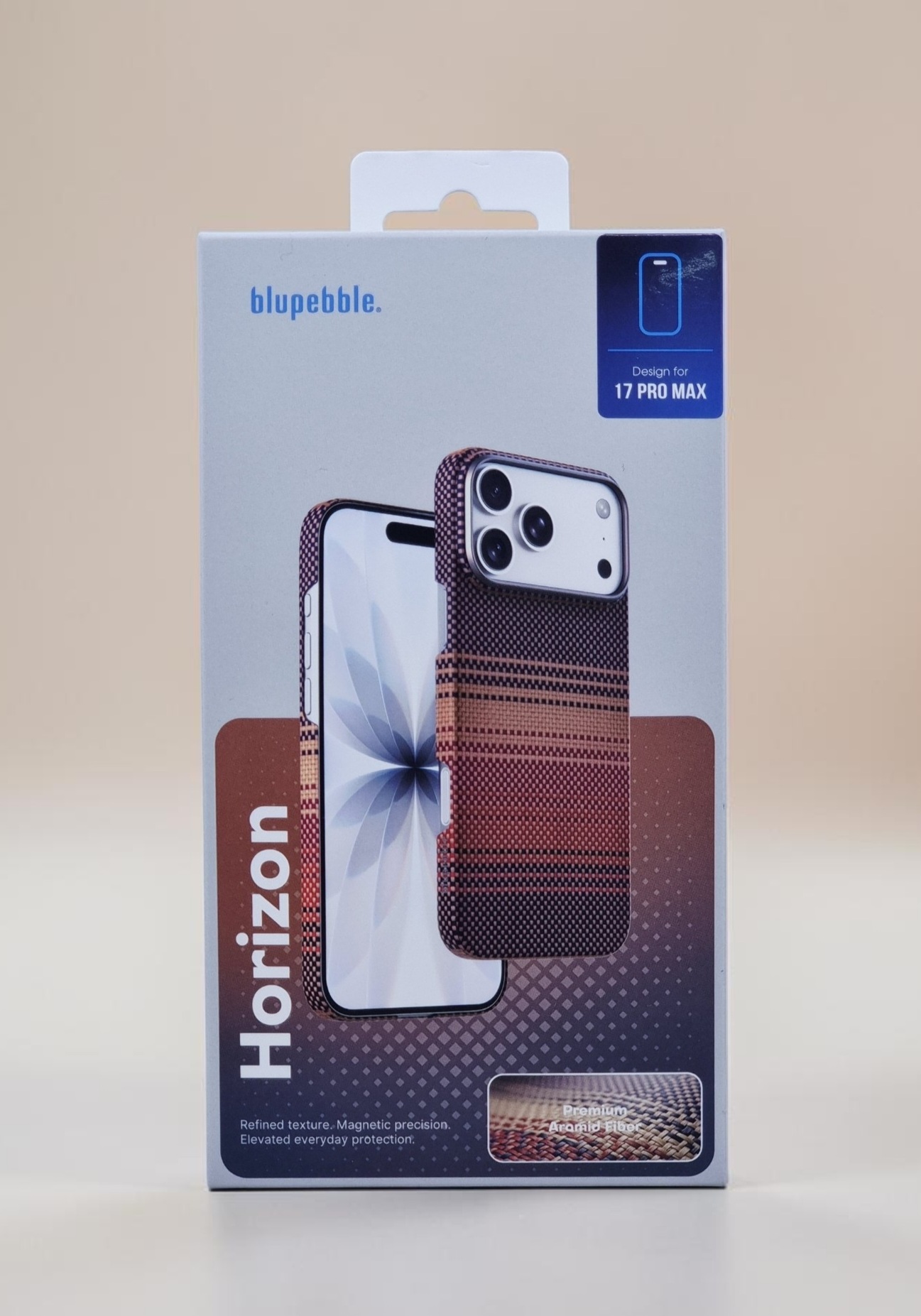 BLUPEBBLE IPHONE 17 PRO MAX HORIZON CASE WITH MAGSAFE ORANGE BP-IPHHRZN17MAX-OR thumbnail 2