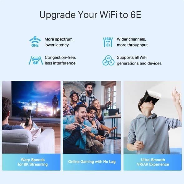 Tp-Link Deco XE75 Pro AXE5400 Tri-Band Mesh Wi-Fi 6E System (Pack of 3) thumbnail 8