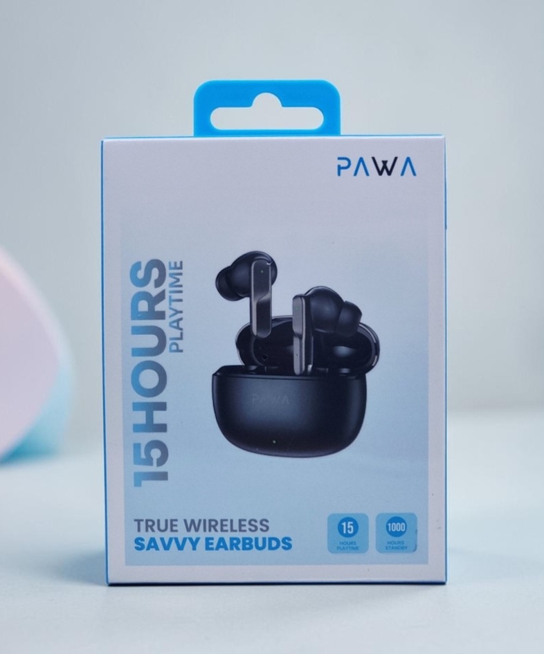 PAWA SAVVY TRUE WIRELESS EARBUDS BLACK PW-EBW057-BK