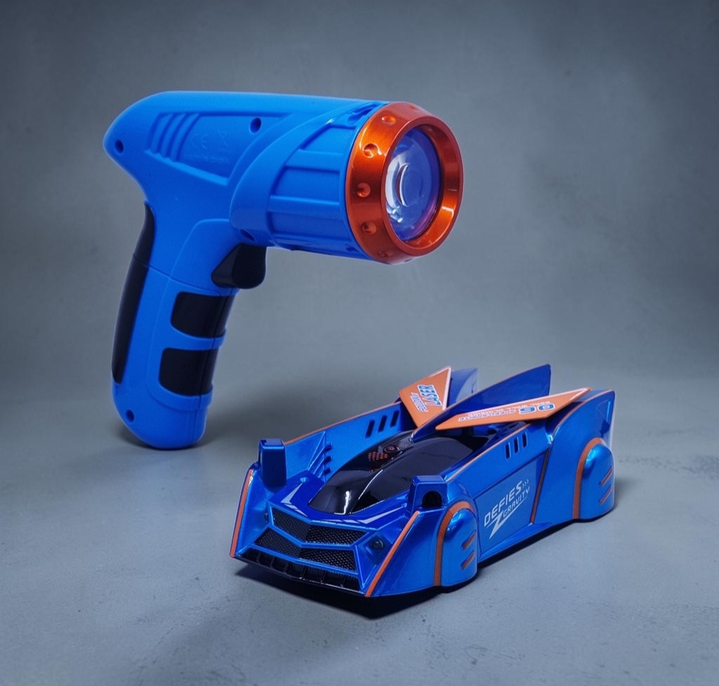 LASER WALL CLIMBING CAR DEFIES GRAVITY