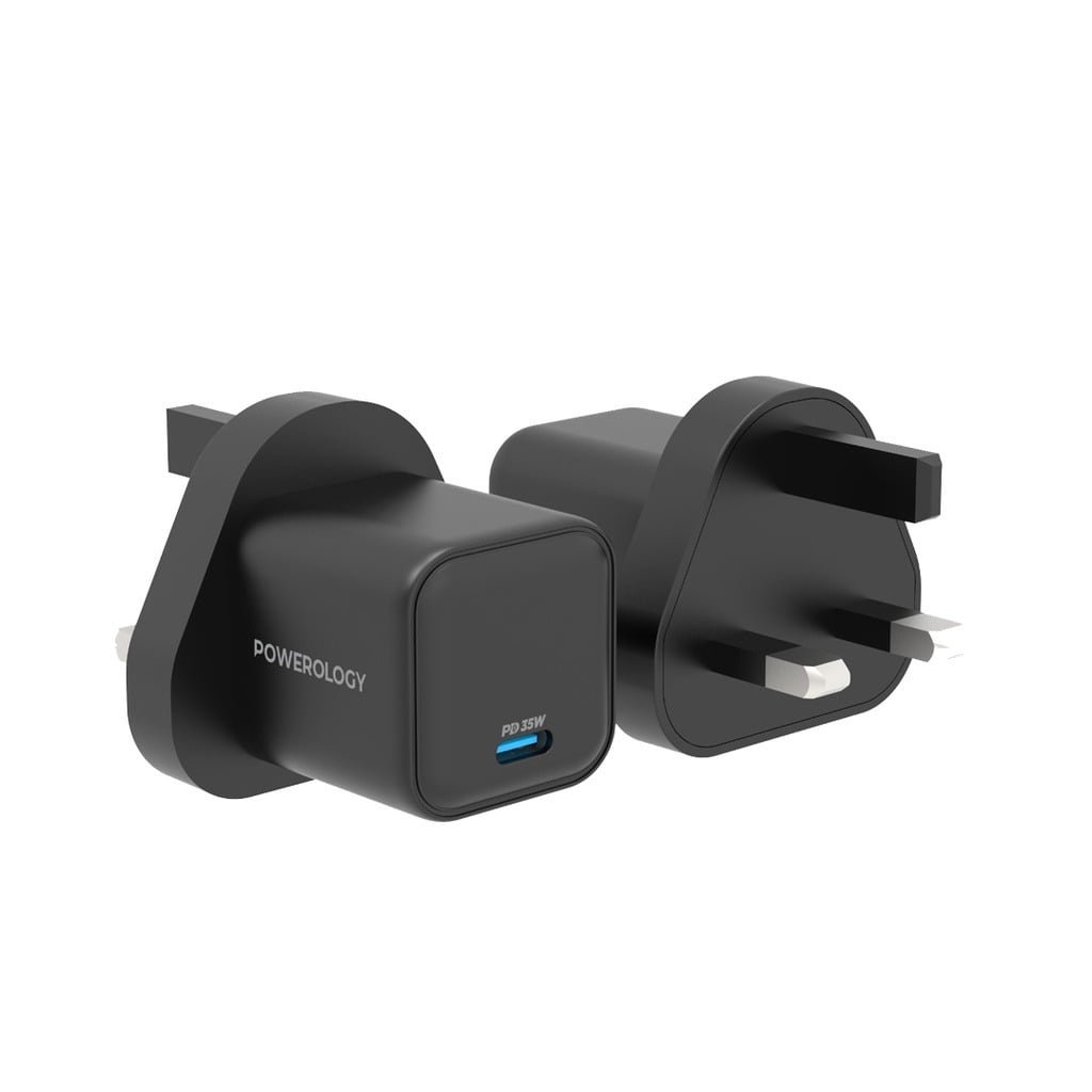 POWEROLOGY ULTRA QUICK GAN CHARGER 35W BLACK P35WSPCUK