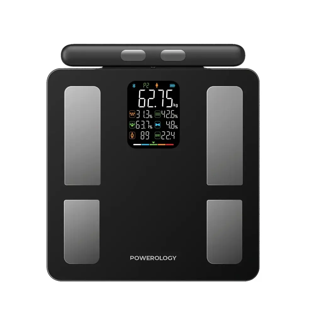 POWEROLOGY ADVANCED PRECISION SMART SCALE BLACK P8EBSCALE
