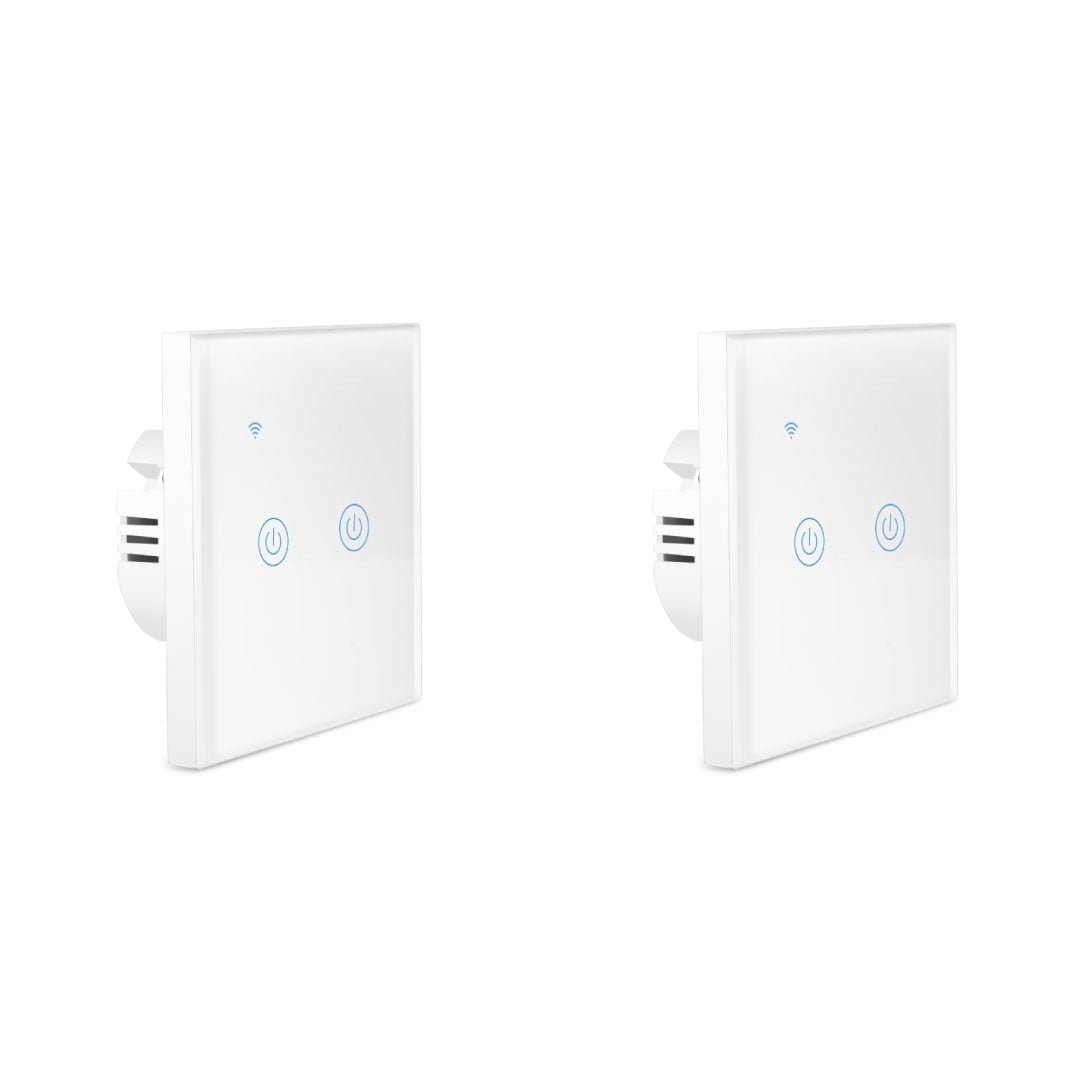 BLUPEBBLE HOM SMART WALL SWITCH 2 GANG HM-SMT2WALLSWITCH-WH thumbnail 4