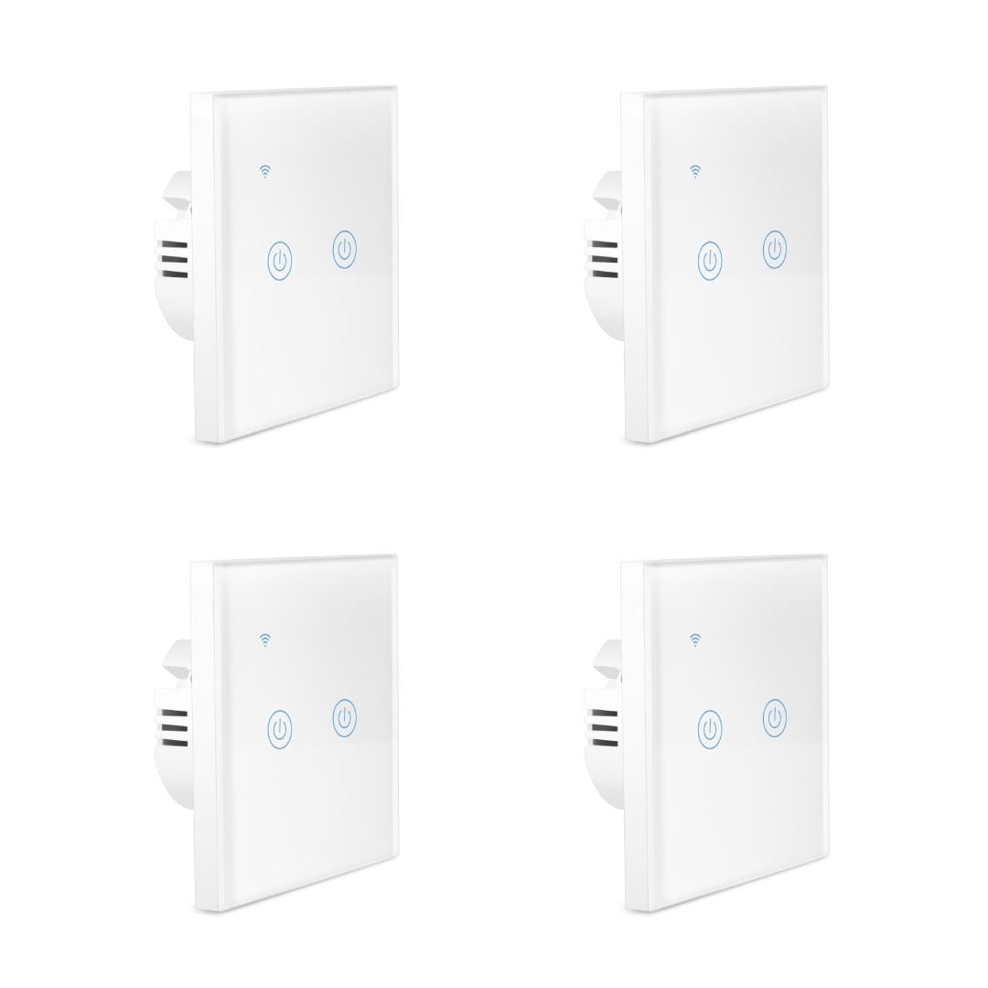 BLUPEBBLE HOM SMART WALL SWITCH 2 GANG HM-SMT2WALLSWITCH-WH thumbnail 3