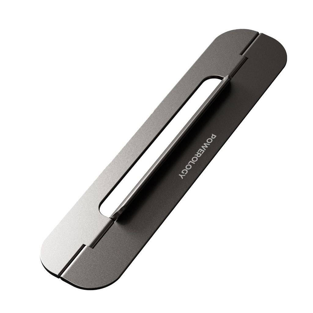 POWEROLOGY ULTRA THIN LAPTOP STAND ALUMINUM GRAY PAFPLSGY