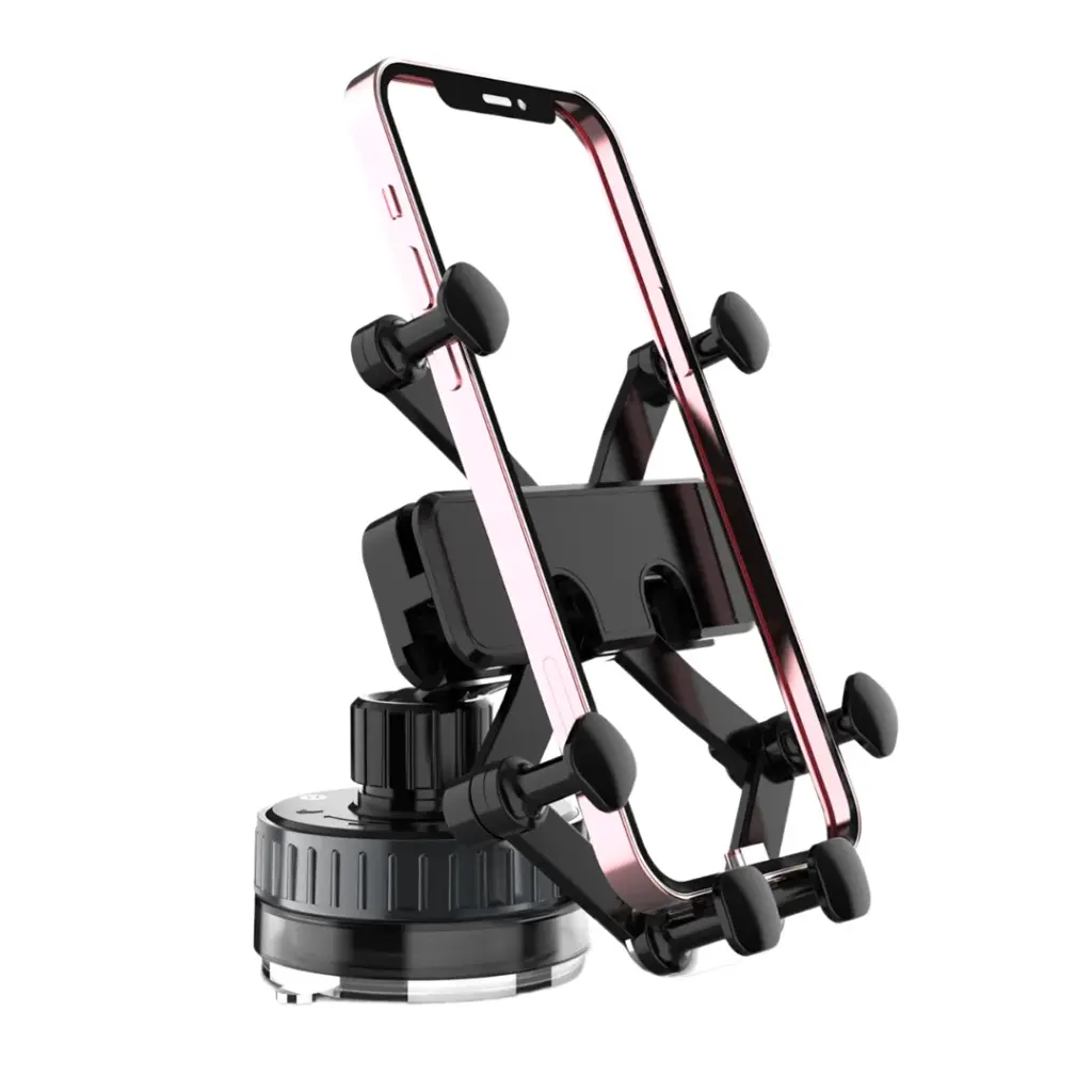 PORODO BLUE UNIVERSAL PHONE MOUNT VACUUM SUCTION BLACK PB-HSM33-BK