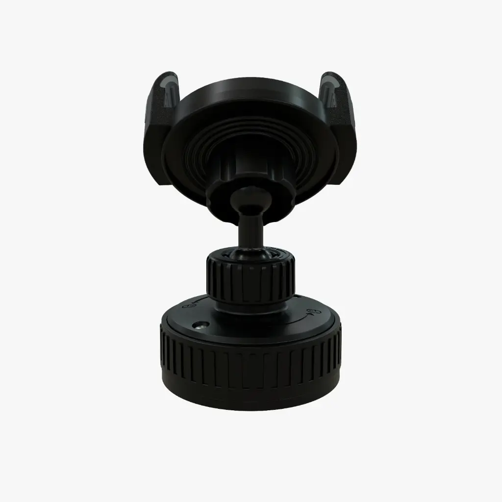PORODO BLUE CAR PHONE HOLDER MULTI SURFACE MOUNTING BLACK PBCT02BK thumbnail 4