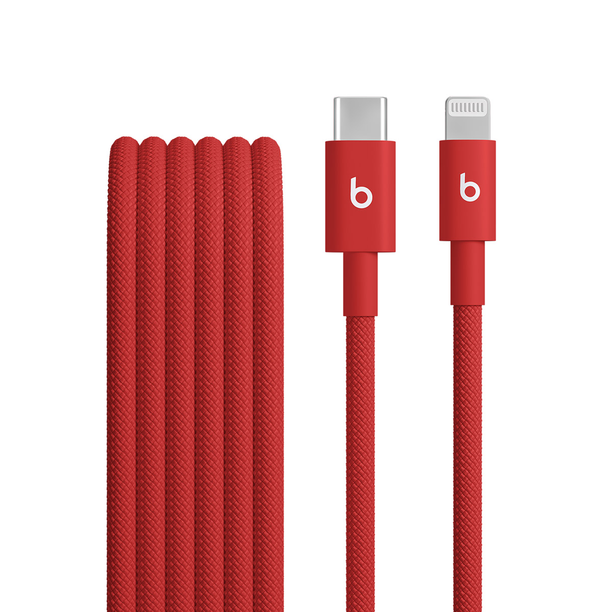 BEATS USB C TO LIGHTNING WOVEN CABLE 1.5M RAPID RED MFEH4