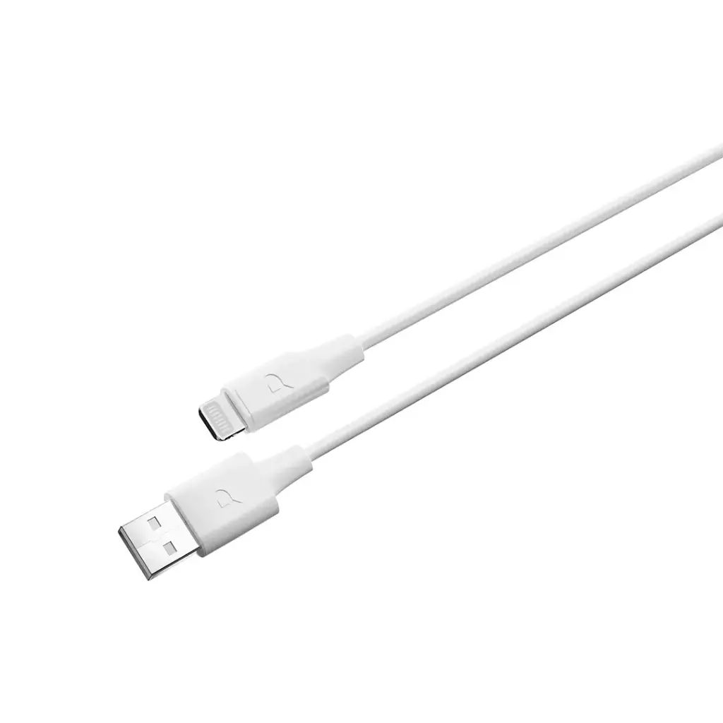 POWEROLOGY POWER SYNC FLEX USB A TO LIGHTNING CABLE 1.2M WHITE PCAB010WH thumbnail 4