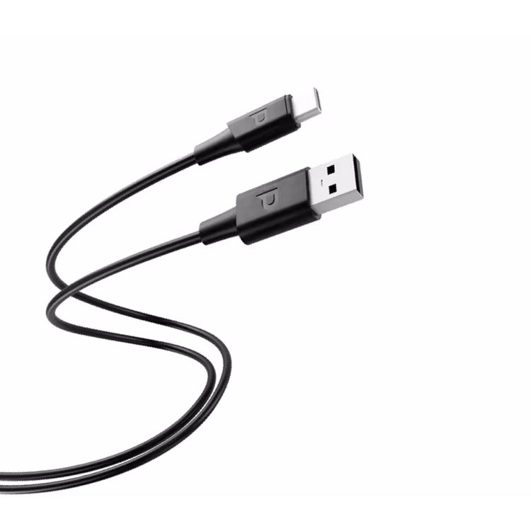 POWEROLOGY POWER SYNC FLEX USB A TO USB C CABLE 2M BLACK PCAB016BK thumbnail 2